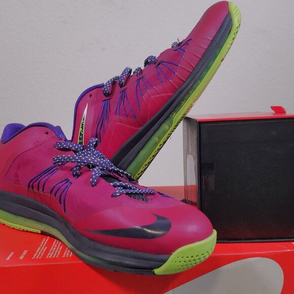 Size 11.5 - Nike Air Max LeBron 10 Low LeBroncurial Beautiful Vibrant Colors - Picture 3 of 9